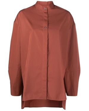 Studio Nicholson Overhemden ,Oranje ,Shirts - Bruin