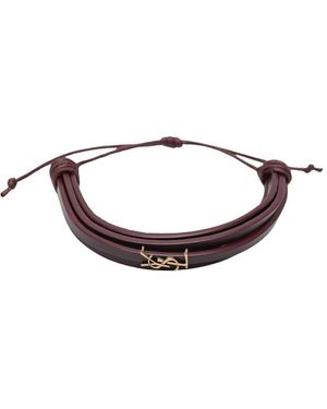 Saint Laurent Necklaces - Marrón