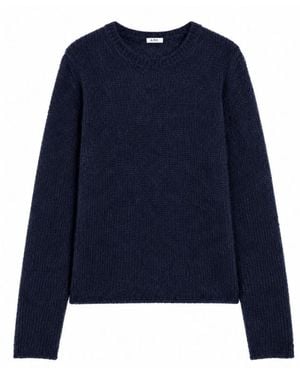 Aspesi Round-Neck Knitwear - Blu