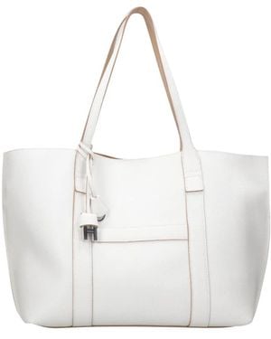 Hogan Script Shopping Bag - Weiß