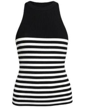 Max Mara Tenda Ärmelloses Stricktop - Schwarz
