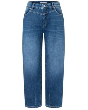M·a·c Cropped Jeans - Azul