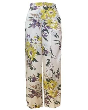 Marella Wide Trousers - Metallic
