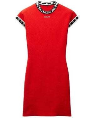 Versace Kleedjes ,Rood ,Short Kleedjes