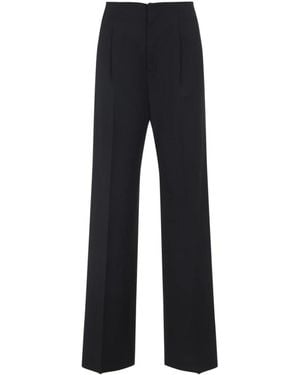 Alberta Ferretti Wide Trousers - Blue