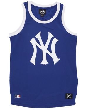 '47 Fitness ,Blauw ,Polyester Mlb Imprint Tank