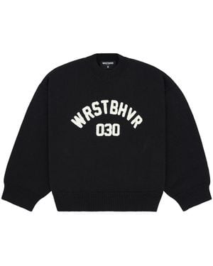 WRSTBHVR Round-Neck Knitwear - Zwart