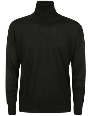 PT Torino Superfeine woll-turtleneck - Schwarz