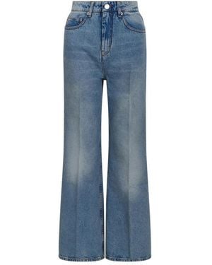 Ami Paris Wide Jeans - Blu