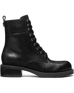 Michael Kors Lace-Up Boots - Black