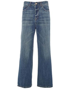 Manila Grace Wide Jeans - Blue