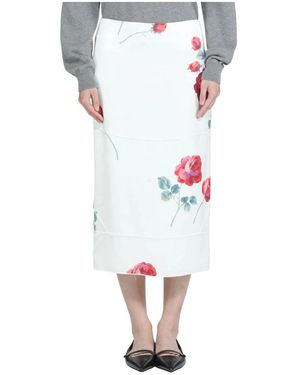 N°21 Midi Skirts - Blanco