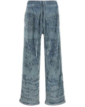 DIESEL Wide Pants - Blue