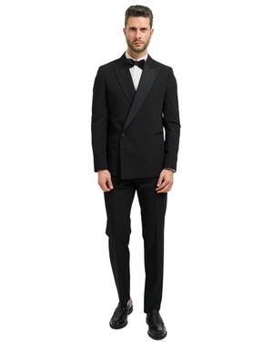MULISH Kostuums ,Zwart ,Monet Double Breasted Suit