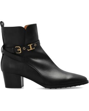 Tod's Heeled Boots - Noir