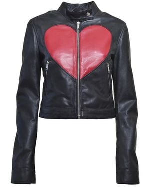 Moschino Leather jackets for Women | Online Sale up to 59% off | Lyst