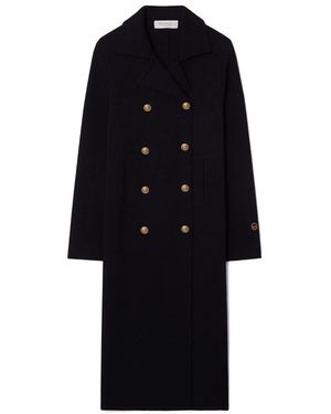 BUSNEL Double-Breasted Coats - Nero