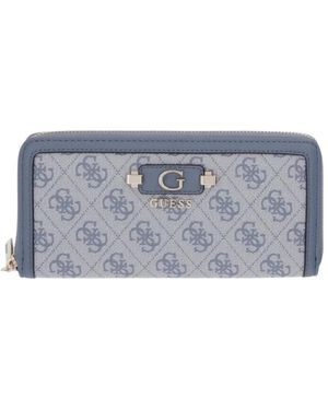Guess Accessoires ,Blauw ,Portemonnee Met Rits