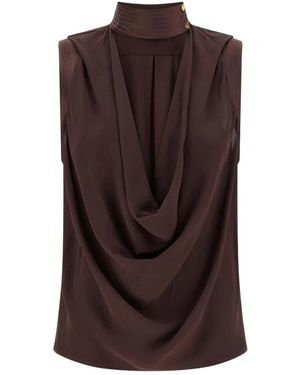 Elisabetta Franchi Blouses - Brown