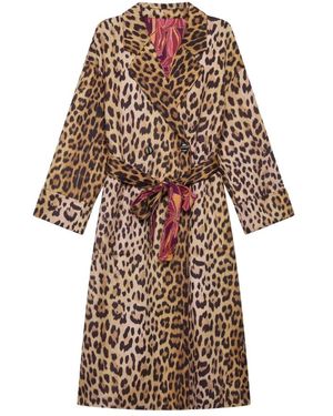 Maliparmi Belted Coats - Brown