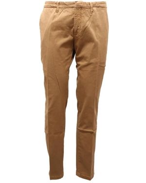 Siviglia Slim-Fit Trousers - Natural
