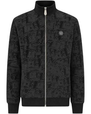 Philipp Plein Zip-Throughs - Nero