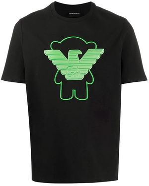 Emporio Armani Teddy Bear Logo Cloth T-Shirt - Green