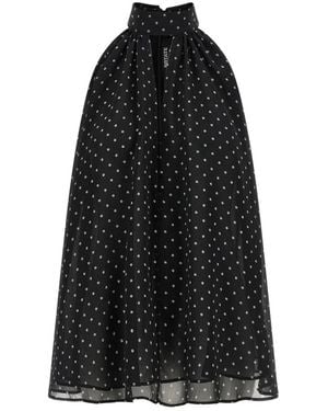 ROTATE BIRGER CHRISTENSEN Sleeveless Tops - Black