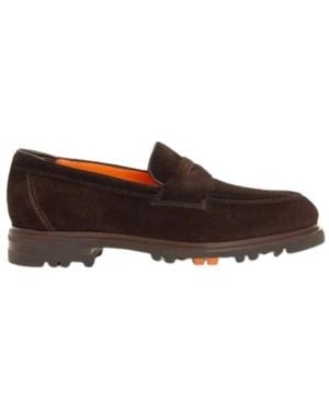 Santoni Loafers - Marrone