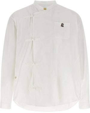 Undercover The Shepherd Tangled Cotton Shirt - Weiß