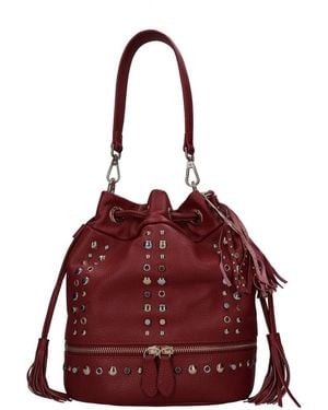La Carrie Bucket Bags - Rosso