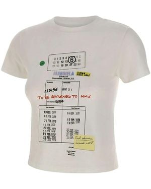 MM6 by Maison Margiela T-Shirts - White