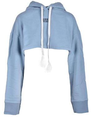 Erika Cavallini Semi Couture Hoodies - Azul