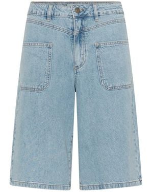 Kaffe 1094 Denim Shorts - Blau