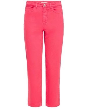 Ichi Cropped Jeans - Rosa