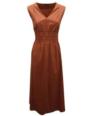 D.exterior Midi Dresses - Brown