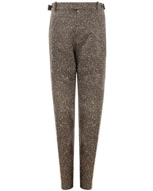 Bottega Veneta Slim-Fit Trousers - Brown