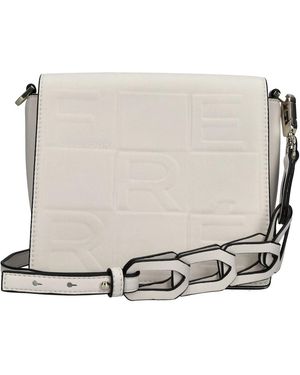 Ferré Tassen ,Leer Leren Crossbodytas - Naturel