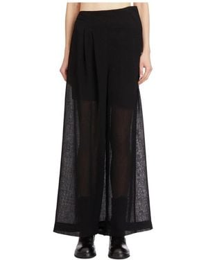 Yehuafan Wide Trousers - Black