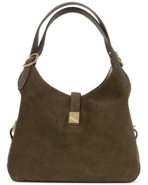 Kate Spade Deco Suede Crossbody Tote - Bruin