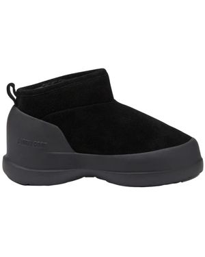 Moon Boot Schoenen ,Zwart ,Leer Luna Lage Laars