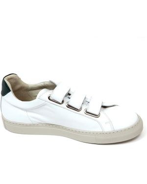 National Standard Grüner Abgenutzter Schuh Modell M44-17S - Weiß