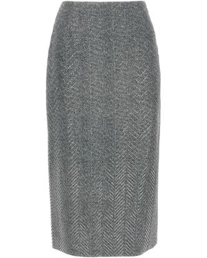 Ermanno Scervino Midi Skirts - Grey