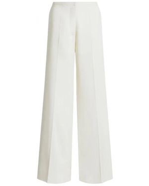 Alberta Ferretti Wide Trousers - Blanco