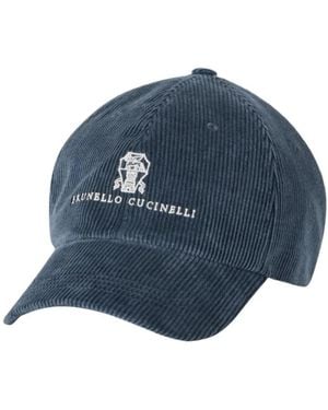 Brunello Cucinelli Caps - Bleu