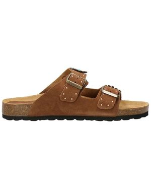 Taji Flat Sandals - Marrón