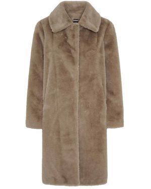 Notyz Single-Breasted Coats - Marrón