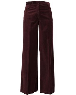 Aspesi Wide Hosen - Lila