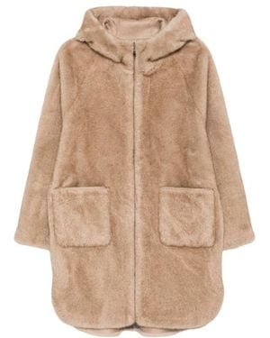 Betta Corradi Faux Fur & Shearling Jackets - Natural