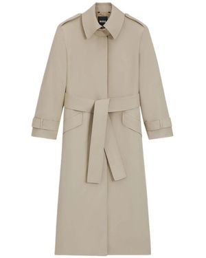 BOSS Belted Coats - Neutro